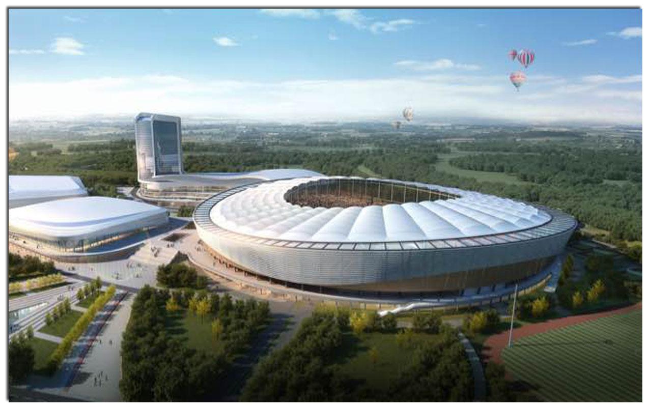 迪庆大型体育场膜结构